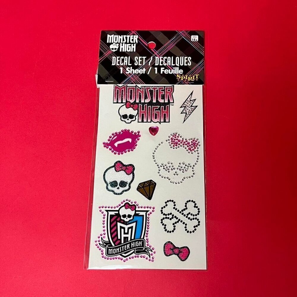 Spirit Halloween / monster high body or face decals 🤍🩷